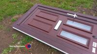 UPVC external door with keys, key in office - 3