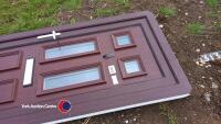 UPVC external door with keys, key in office - 4