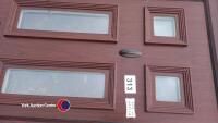 UPVC external door with keys, key in office - 5