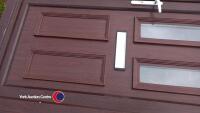 UPVC external door with keys, key in office - 6