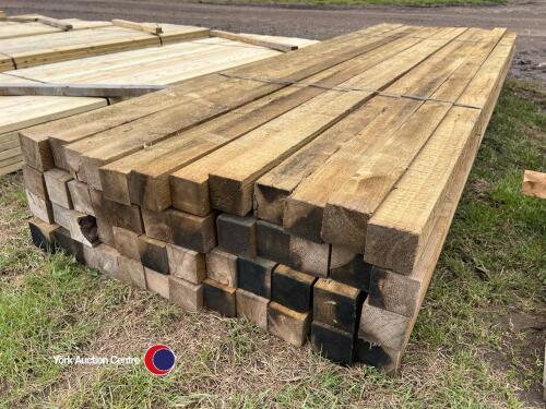 Timber - approx 117in x 3in x 3in