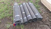 Rolls of shed roof felt