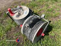 2 x electric fence reels