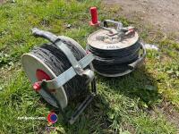 2 x electric fence reels - 3