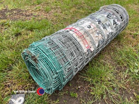 1 roll of 50m Rylock one C8/80/15 fencing wire, unused