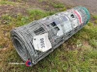 1 roll of 50m Rylock one C8/80/15 fencing wire, unused - 3