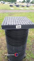 Drainage inspection chamber 1.0m deep 100mm pipes and cover - 2
