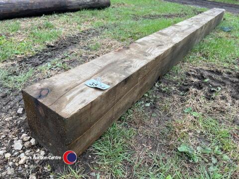 8in wooden gate post, 12ft, 3.8m long