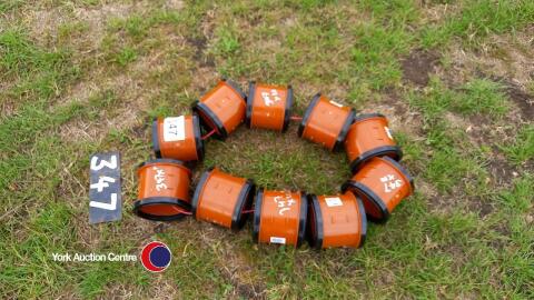 10 x drainage couplings 100mm diameter