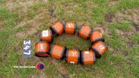 10 x drainage couplings 100mm diameter