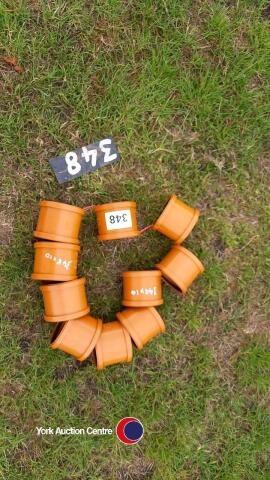 10 x drainage couplings 100mm diameter