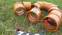 10 x drainage couplings 100mm diameter - 2