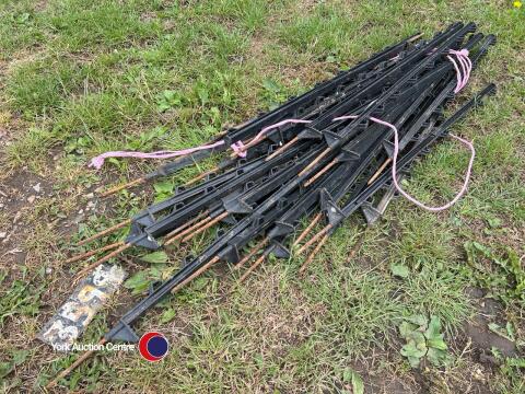 Electric fence stakes