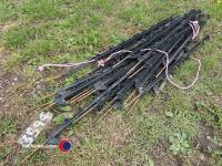 Electric fence stakes