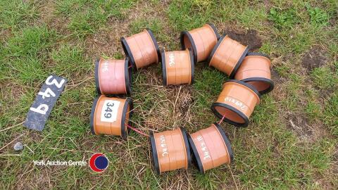 10 x drainage couplings 100mm diameter