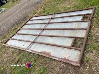 Galvanised cattle sheeted door - 2