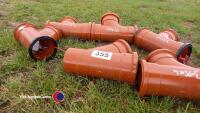 6 x drainage junctions 100mm diameter - 2