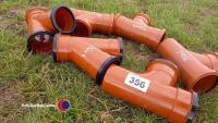 6 x drainage junctions 100mm diameter - 2