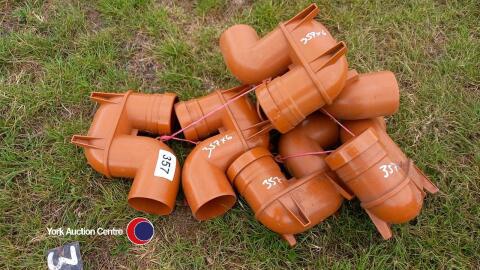 6 x drainage traps 100mm diameter