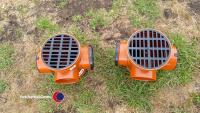 2 x compact drainage gully 100mm diameter - 2