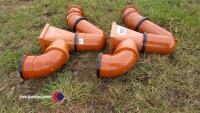 2 x drainage hopper and trap 100mm diameter - 3