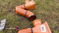 2 x drainage hopper and trap 100mm diameter - 3
