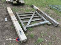 Gate and posts - 2