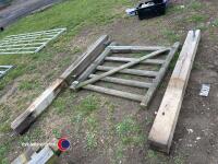 Gate and posts - 3
