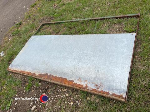 6ft heavy duty sheeted gate