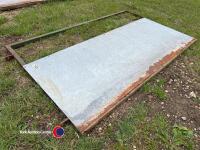 6ft heavy duty sheeted gate - 2