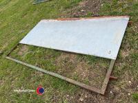6ft heavy duty sheeted gate - 3