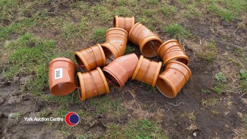 10 x drainage bends 150mm diameter