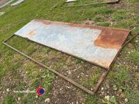 10ft heavy duty sheeted gate - 2