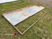 10ft heavy duty sheeted gate - 3