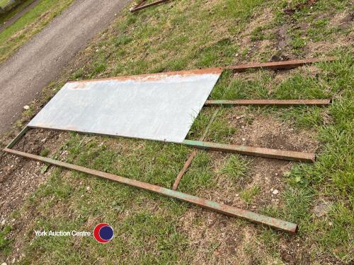 11ft heavy duty sheeted gate