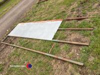 11ft heavy duty sheeted gate