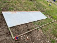 11ft heavy duty sheeted gate - 2