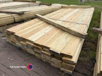 Timber - approx 11in x 4in x 1in - 2