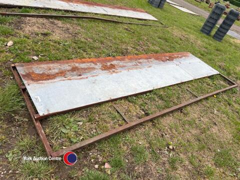 11.5ft heavy duty sheeted gate