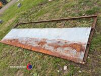 11.5ft heavy duty sheeted gate - 2