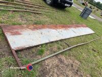 14.5ft heavy duty sheeted gate - 2