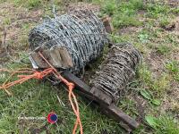 2 x part rolls of barbed wire - 3