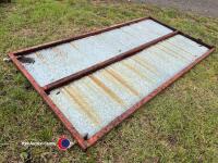 2.4m sheeted gate - 2