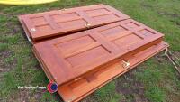 8 x solid pine doors