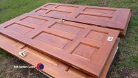 8 x solid pine doors - 4