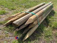 20 x fencing posts, 5ft 6in and 6ft