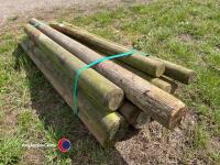 20 x fencing posts, 5ft 6in and 6ft - 2