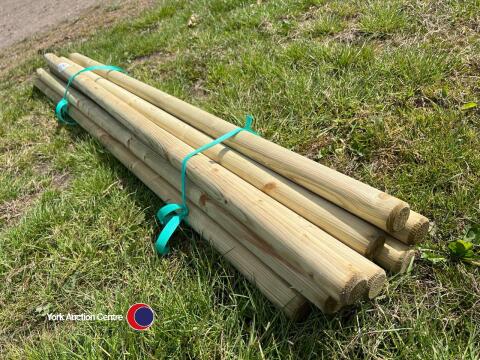 10 x 1.8m x 50mm fencing posts