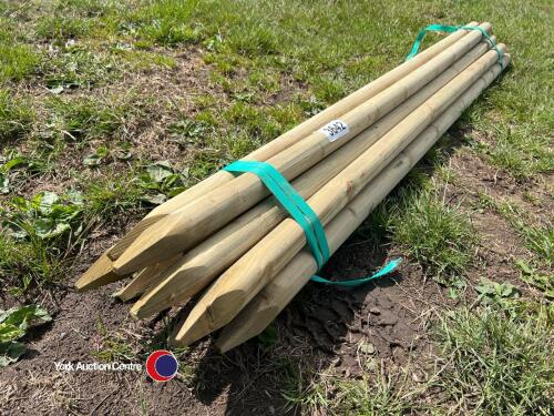 10 x 1.8m x 50mm fencing posts