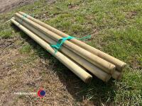 10 x 1.8m x 50mm fencing posts